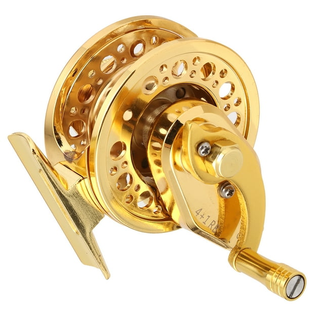 Carrete de relación de engranaje, rodamientos de pesca portátiles totalmente metálicos, carretes de pesca, carretes de pesca de metal, rendimiento de alta gama
