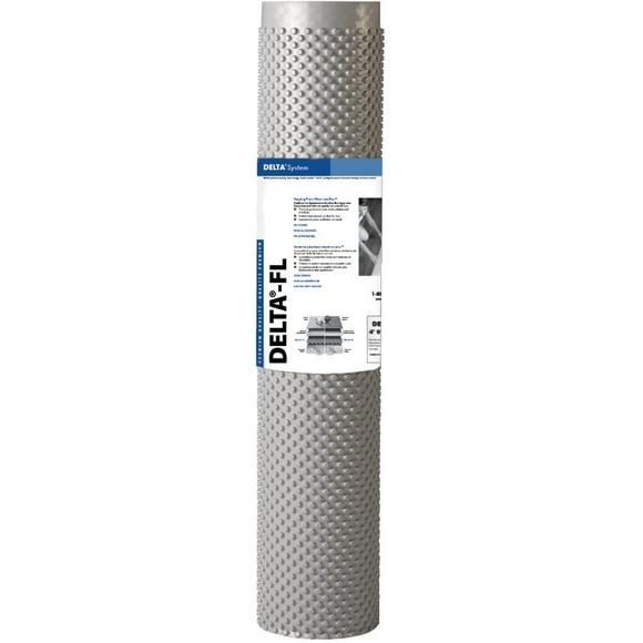 LEMONDEDUFOYER Membrane de Sol Delta 4 Pieds 9 Pieds x 68 Pieds 6 Pieds pour Béton et Dalles sur Sols de Qualité