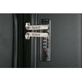 thumbnail image 5 of DUKAP Crypto 2-Piece Hardside Luggage Sets with Spinner Wheels, Handle and Trolley, (20"/28"), Black, 5 of 8