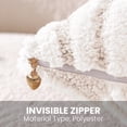 thumbnail image 3 of JIATER Pack of 2 Throw Pillow Covers Faux Fur Plush Couch Pillow Covers,18x18, White, 3 of 7