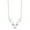 Sterling Silver, variant on 0.60 Cts Pearl 925 Sterling Silver Gold Vermeil Realistic Stag Head Face Women Valentines Day Gifts Chain Necklace