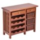 thumbnail image 5 of Mini Gabinete De Vino Para Casa De Muñecas 1:12, Muebles De Muñeca En Miniatura Resistentes, Atractivos Y Realistas Exquisitos Para Casa De Muñecas 1:12 ANGGREK Otros, 5 of 8
