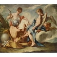 thumbnail image 3 of Anonymous 17x15 Black Modern Framed Museum Art Print Titled - Education of Amor (18th Century), 3 of 5