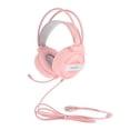 thumbnail image 4 of Auriculares para juegos sobre oreja con micrófono de Orejeras suaves, y de utilizar rosa6 Yotijar Auriculares para juegos con cable, 4 of 10