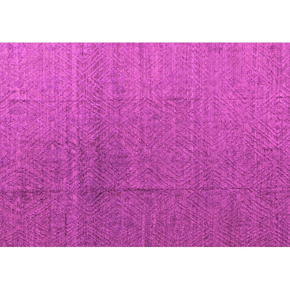 Ahgly Company Indoor Rectangle Abstract Pink Modern Area Rugs, 8' x 12'