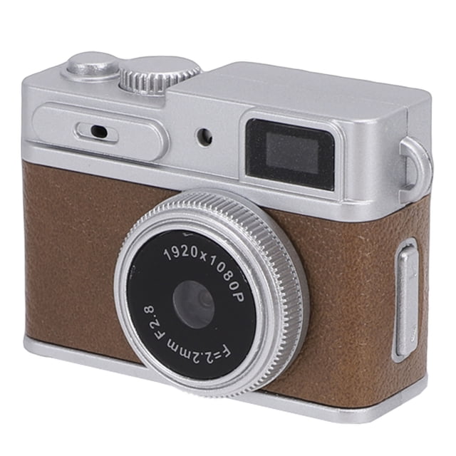Mini Cámara Con Llavero, Cámara Digital Retro 1080P FHD, Grabadora De Vídeo Pequeña Con Pantalla De 0,96 Pulgadas, Batería De Larga Duración, Videocámaras Portátiles Para