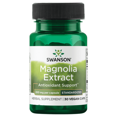 Swanson Magnolia Extract 200 mg 30 Veggie Capsules
