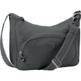thumbnail image 2 of lewis n. clark rfid blocking anti-theft crossbody bag + messenger bag for women with slash resistant material, slate, 2 of 5