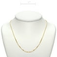 thumbnail image 4 of JewelStop 14k Yellow Gold 0.6mm Shiny Classic Box Chain Necklace with Spring Ring Clasp, 20" - 1.05gr., 4 of 6