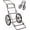 Bronze-23" x 51" x 37.5", variant on NurtureTail Folding Deer Cart, 500LBS Deer Hauler with Big Rubber Wheels, Heavy Duty Metal Hunting Game Cart for Animals, Firewood, Hiking, Fishing