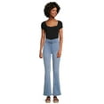 thumbnail image 5 of No Boundaries Juniors Crossover Pull On Flare Jeggings, Sizes S-XXXL, 5 of 5