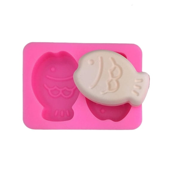 Giaone Chocolate Molds Candy Molds Fish Shaped Baking Molds Silicone Fondant Moulds