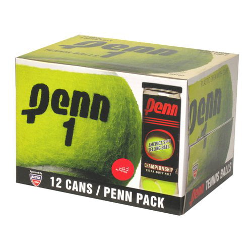 Pack of 12 Penn Championship Regular Duty Tennis Balls