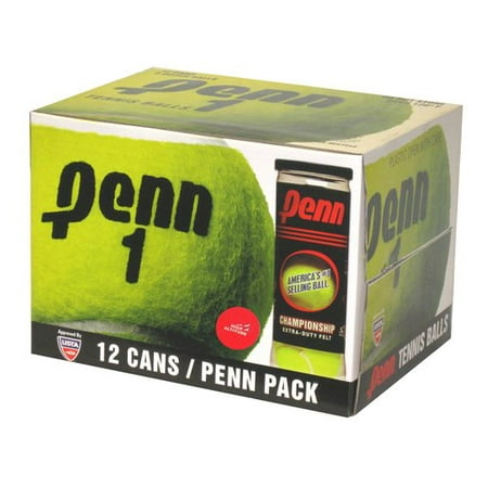 PENN Championship Extra-Duty High-Altitude Felt Tennis Balls, 12 (Best Boobs In Tennis)