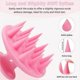 thumbnail image 4 of Silicone Hair Scalp Massager Shampoo Brush Shower Brush Bath Spa Slimming Massage, 4 of 5