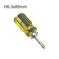 thumbnail image 1 of Double-Use Slotted Cross Screwdriver Removable adjustable Chrome-vanadium Steel H6.3x85mm, 1 of 9