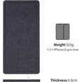thumbnail image 3 of Large Bulletin Board Large Cork Board Alternative for Wall x Felt Board Foldable Notice Board Pin Board Vision Board -, 3 of 6