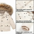 thumbnail image 5 of GEZHEN Children's Two-Piece Warm Ski Suit Toddler Girls Snowsuit Kids 2 Snowsuit Toddler Baby Boys Girls Winter Wear Down Jacket Ski Jacket & Snow Bib Pants Ski Suit 1 6 Years, 5 of 7