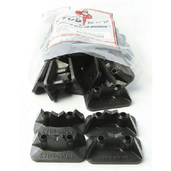 Stud Boy .75 Black Super-Lite Pro Series Double Backers - 24 Pack