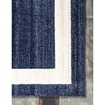 thumbnail image 5 of Unique Loom Del Mar Collection Area Rug-Modern Transitional Inspired Tonal Design, 6 0 x 9 0 Rectangular, Navy Blue/Ivory, 5 of 5