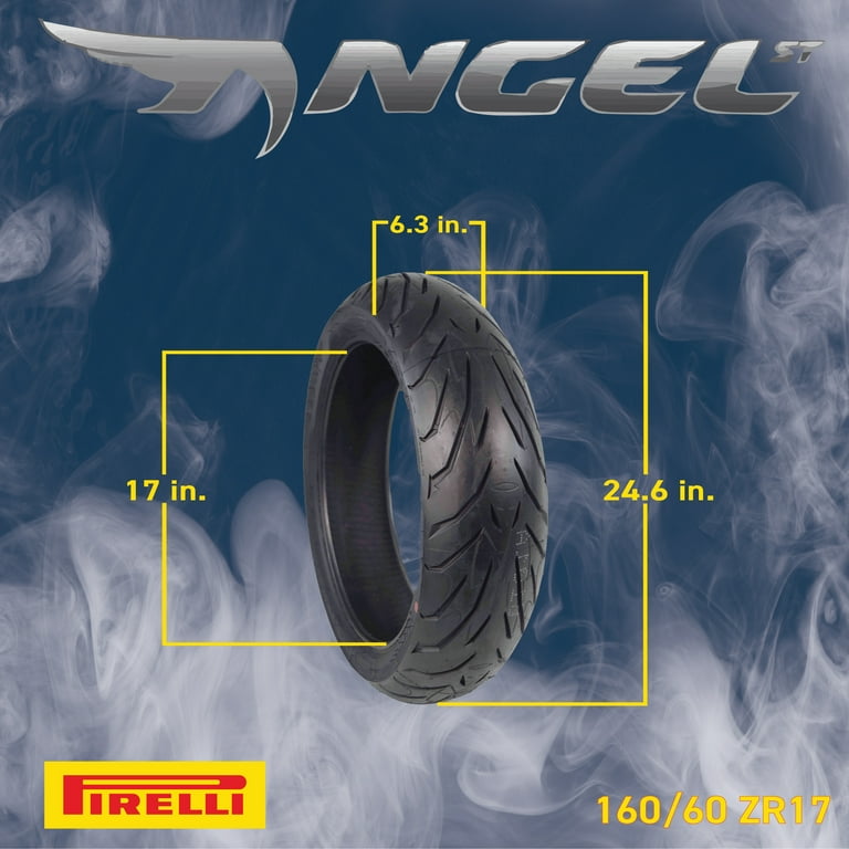 Pirelli Angel ST Motorcycle Tires, Front 120/70ZR17 & Rear