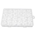 thumbnail image 1 of 240 cuentas de barba de plástico blanco vikingo Deadlock para trenzas, coletas, juegos de rol, 1 of 14