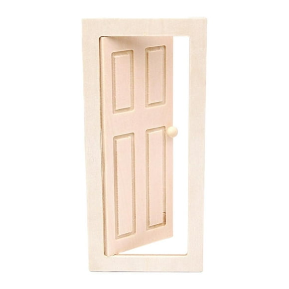 puerta de la casa de muñecas,puerta jugar juguete muebles accesorios casa fingir,casa de muñecas puerta muñecas en miniatura de madera,simulación miniaturas mini casas de madera puerta,1:12