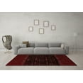 thumbnail image 3 of Ahgly Company Indoor Rectangle Abstract Brown Modern Area Rugs, 6' x 9', 3 of 4
