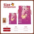 thumbnail image 3 of Naloa Cute Pink Axolotl A Drawstring Christmas Bags, 3D Xmas Gift Bags, Christmas Wrapping Bags, Xmas Goodie Bags, Treat Pouch Bags, Party Favor Bags-Medium, 3 of 9