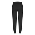 thumbnail image 6 of Fashion Olyvenn Modal Athletic Harem Pants for Womens Wide Leg Comfy Dance Pant Workout Yoga Joggers Sweatpants Sweat Pant Loungewear Black M, 6 of 9