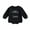 Black, variant on Newborn Infant Baby Girl Boy Sweatshirt Romper 3M 6M 12M 18M Long Sleeve Cotton Letter Print Rompers Baby Clothes Jumpsuit
