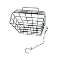 thumbnail image 3 of Comedero para pájaros para exteriores, portátil, de metal, resistente y resistente a intemperie. Soporte para pastel de sebo. Cesta para sebo de, 3 of 8