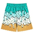 thumbnail image 3 of Boy's Pants Lightweight Printed Casual Shorts Elastic Waist Pockets Play Bottoms, 3 of 3