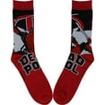 thumbnail image 2 of Marvel Comics Deadpool Panel Crew Socks, 2 of 3
