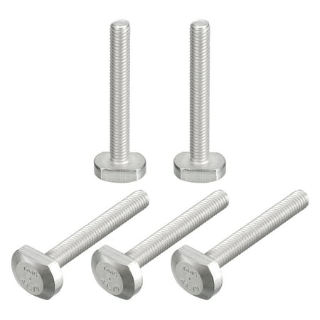 

T-Slot Bolts 5 Pack M6x45mm Drop-in Stud Sliding Bolts 304 Stainless Steel