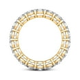thumbnail image 4 of 8 Carat | EGL Certified Oval Shape Lab Grown Diamond Eternity Ring For Women | 14K Yellow Gold | GH-SI1 Quality Friendly Diamonds, 4 of 6