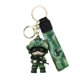 thumbnail image 1 of Llavero Cartoon Soldier 3D de goma blanda, estilo militar, 1 of 2