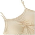 thumbnail image 3 of BLVB Womens Cami Tops with Built in Bras V Neck Spaghetti Strap Summer Sleeveless Basic Shirts Casual Workout Yoga Tees, 3 of 3