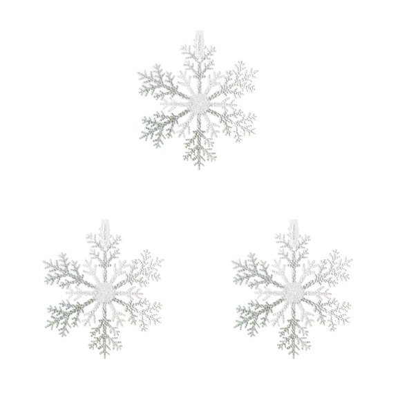 Toystoory Navidad copo de nieve Navidad colgante vacaciones atmósferas decoración acrílico colgante boda adorno decorativo decoración del Type1 NO1