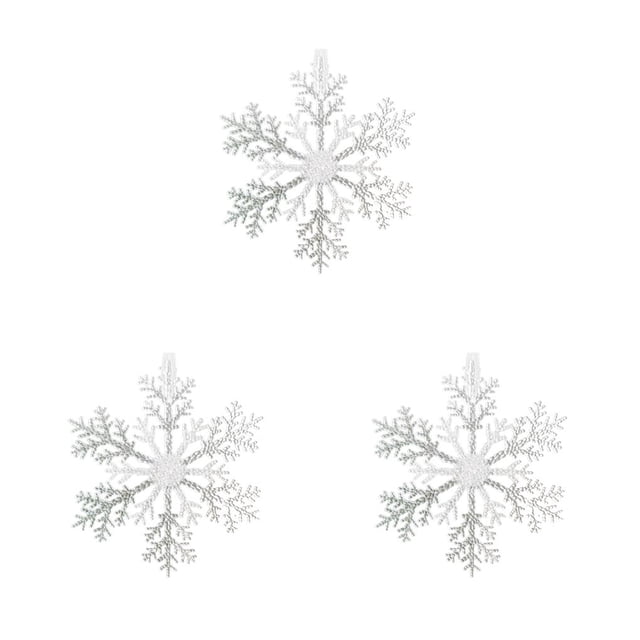 Naiovety Copo de nieve de Navidad, colgante de Navidad, decoración de arte DIY, colgante de acrílica, chimenea, adorno decorativo para Type1 NO1