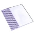 thumbnail image 2 of Tnobhg 10 Pcs Clear Report Covers with Sliding Bar A4/Letter Paper No Punching Required Thickened Drawbar Folder, 2 of 8