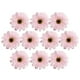 thumbnail image 2 of 10 piezas de flores a granel, cabezas de flores falsas, girasoles, cabeza artificial para álbumes de recortes rosado, 2 of 9