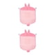 thumbnail image 3 of Toystoory Nueva bolsa de almacenamiento para colgar en el baño, contenedor de malla de secado rápido de gran capacidad con dibujos animados, rosado 2piezas, 3 of 6