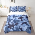 thumbnail image 2 of Homewish Twin 7-Piece Comforter Set - Brown Camouflage Geometric Pattern, 2 of 8