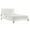 White, variant on Modway Yasmine Channel Tufted Velvet King Platform Bed - Dusty Rose