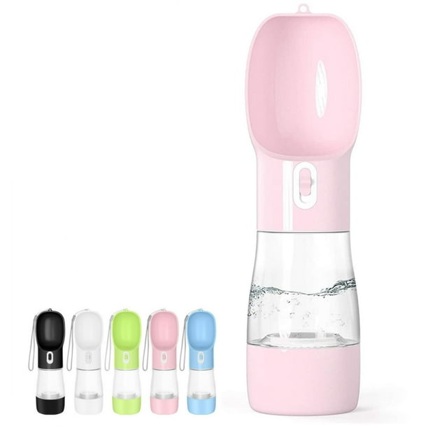 Dispensador de botellas de agua para perros Misthis Outdoor con contenedor de comida