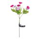 thumbnail image 2 of 7-Head Solar Faux Flower Lights Waterproof LED Artificial Flower Garden Decor Solar Stake Lights for Pathways Lawns Patio Yard Auto off on Landscapes Lighting, 2 of 6