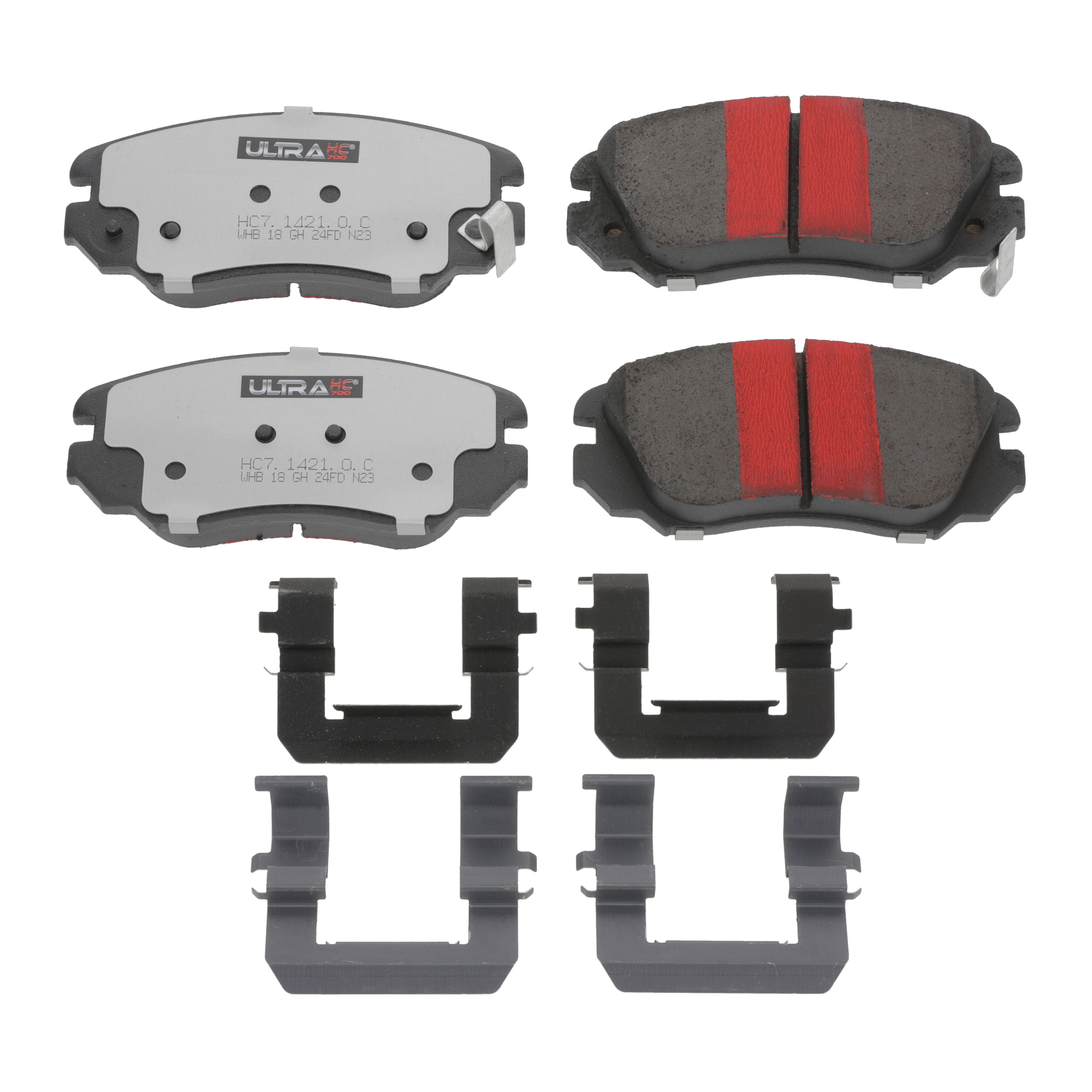 UltraHC 700 Brake Pad Set, Front HC7.1421.0.C, Chevrolet Equinox 2017-2010