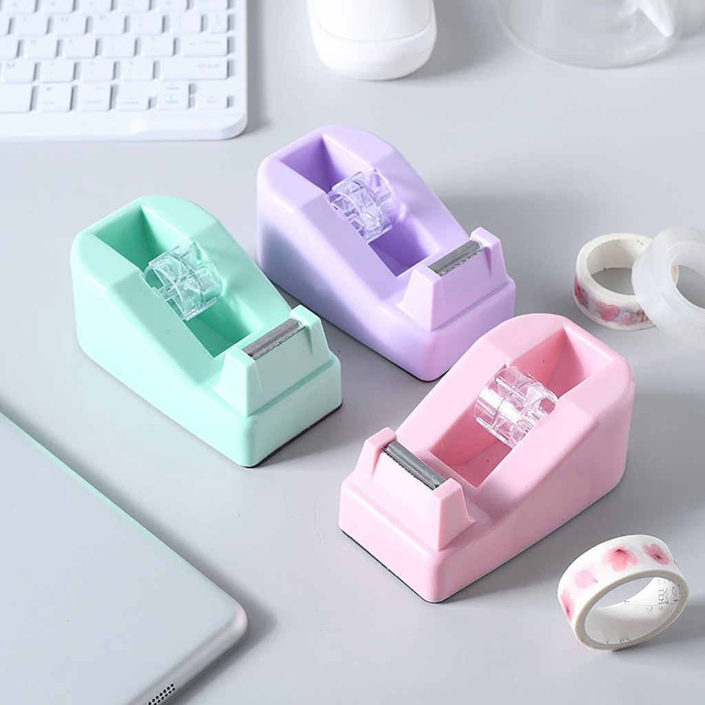 Office Desk Tape Dispenser, 0.79Inch Tape Cutter Tape Holder Sealing Tape Cutter