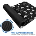 thumbnail image 6 of Long Mouse Pads for Desk,Black White Cloud Moon Star Pattern Desk Mats on Top Of Desks, Desk Mouse Pad Extra Large with 3mm Non-Slip Base and Stitched Edge for Gaming,Office,Work,Home 47.3"x23.6", 6 of 6